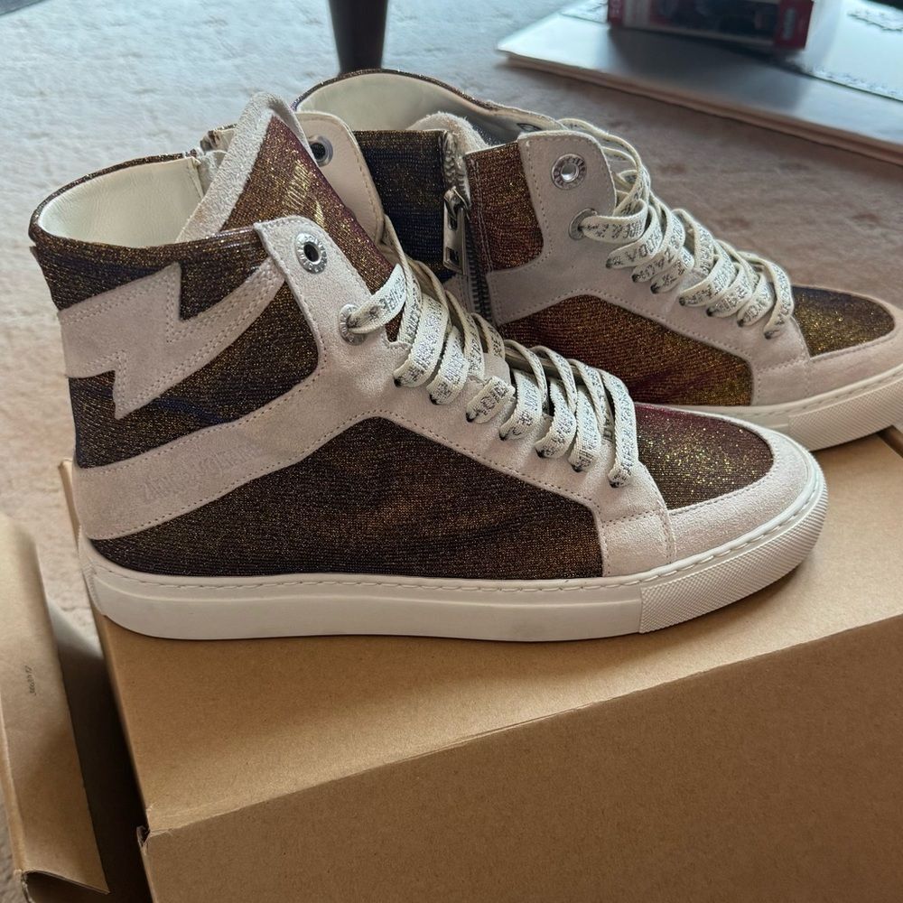 Zadig & Voltaire Multicolor High-Top Sneakers - Picture 14 of 15